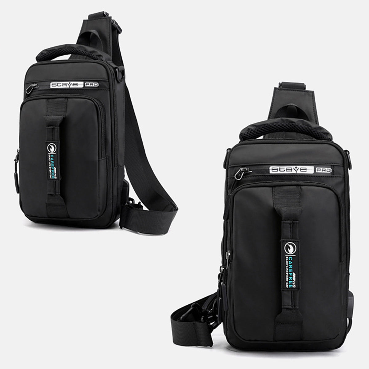 Multi-Function Shoulder Bag with USB Charging Port