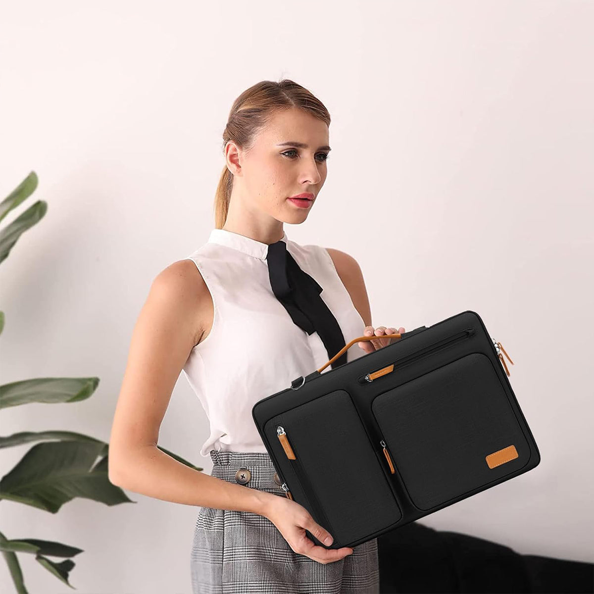 Portable Shoulder Laptop Briefcase Oxford Cloth Unisex Bag