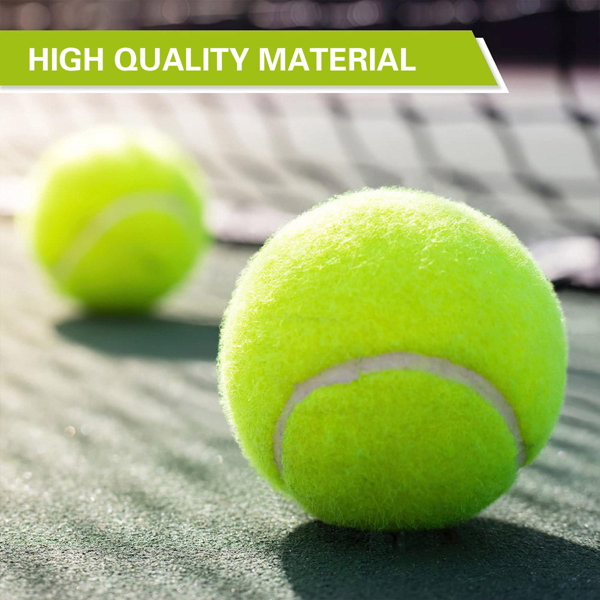 15pcs Training Tennis Balls with High Bounce