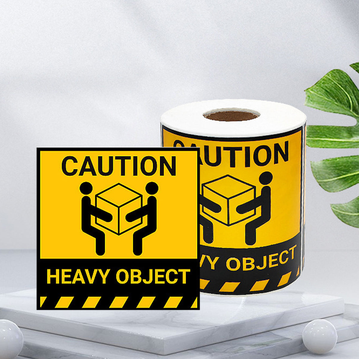 Heavy Object Warning Labels 300pcs Roll