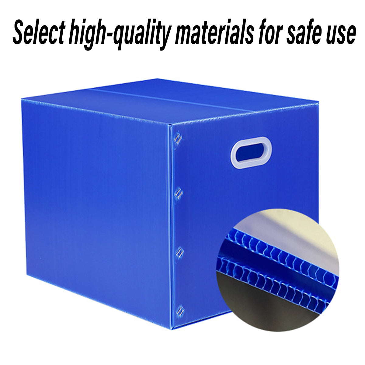Foldable Waterproof Plastic Storage Box for Moving