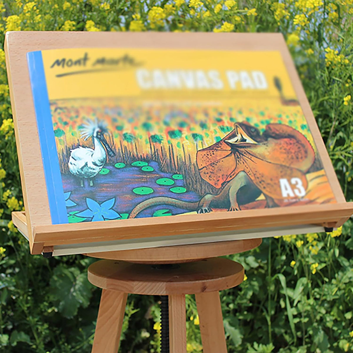 Tabletop Solid Wood Easel Adjustable Wooden Display Stand