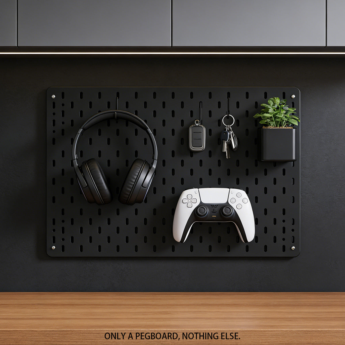 Acrylic Pegboard Wall Shelf for Home and Office