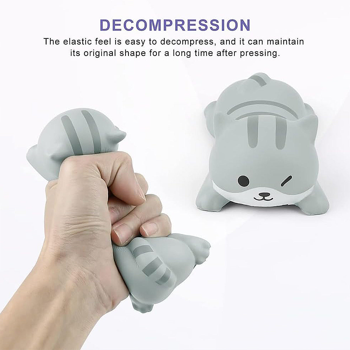 3 Pcs Mouse Wrist Rest Pads Memory Foam Cute Cat Pig Rabbit