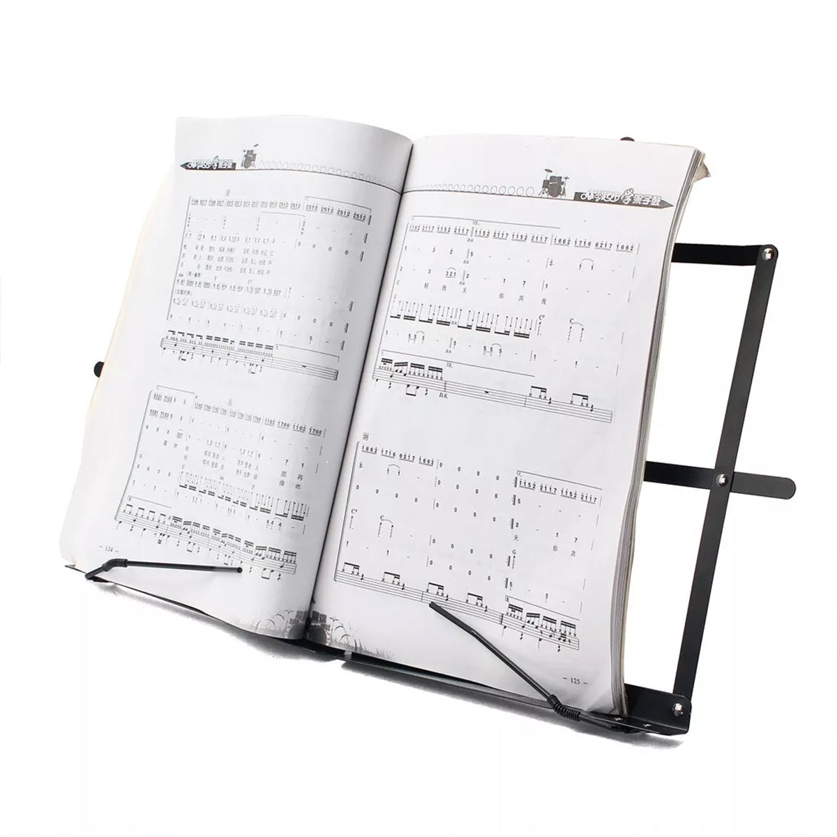 Portable Folding Music Stand Iron Book Holder