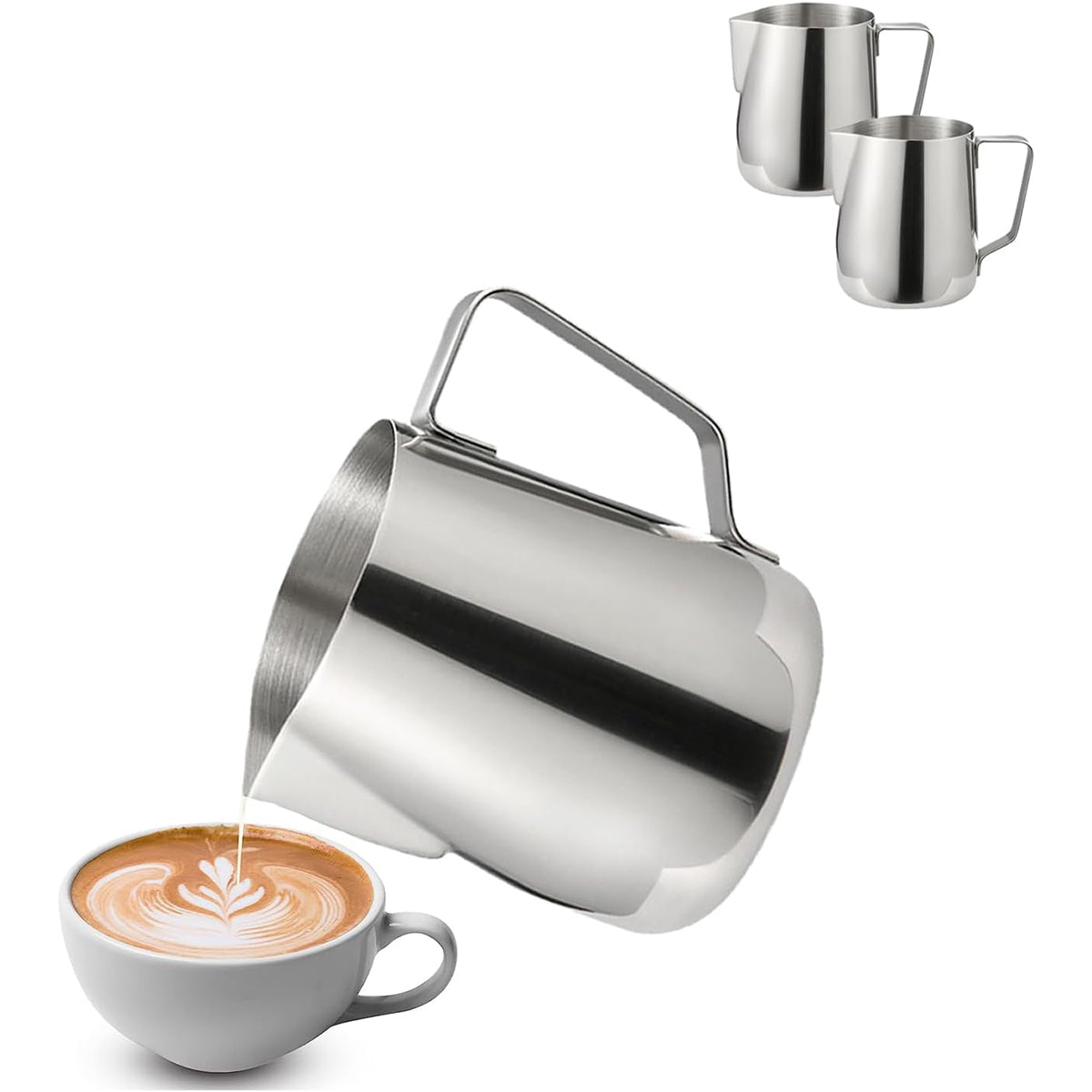 Stainless Steel Milk Frothing Pitcher Latte Art