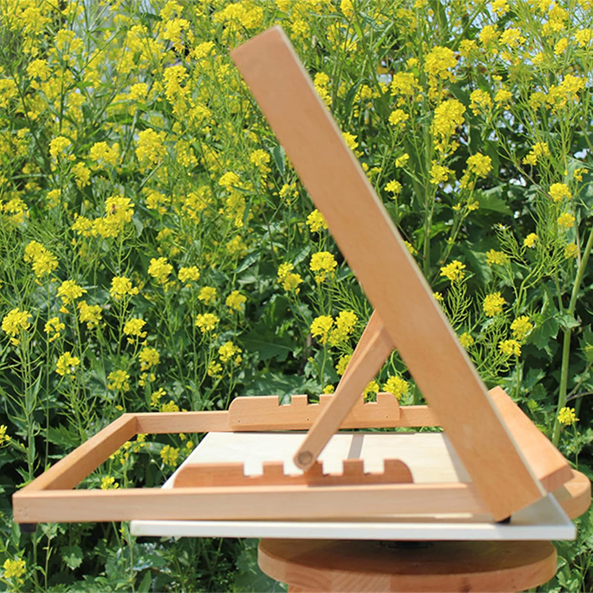 Tabletop Solid Wood Easel Adjustable Wooden Display Stand