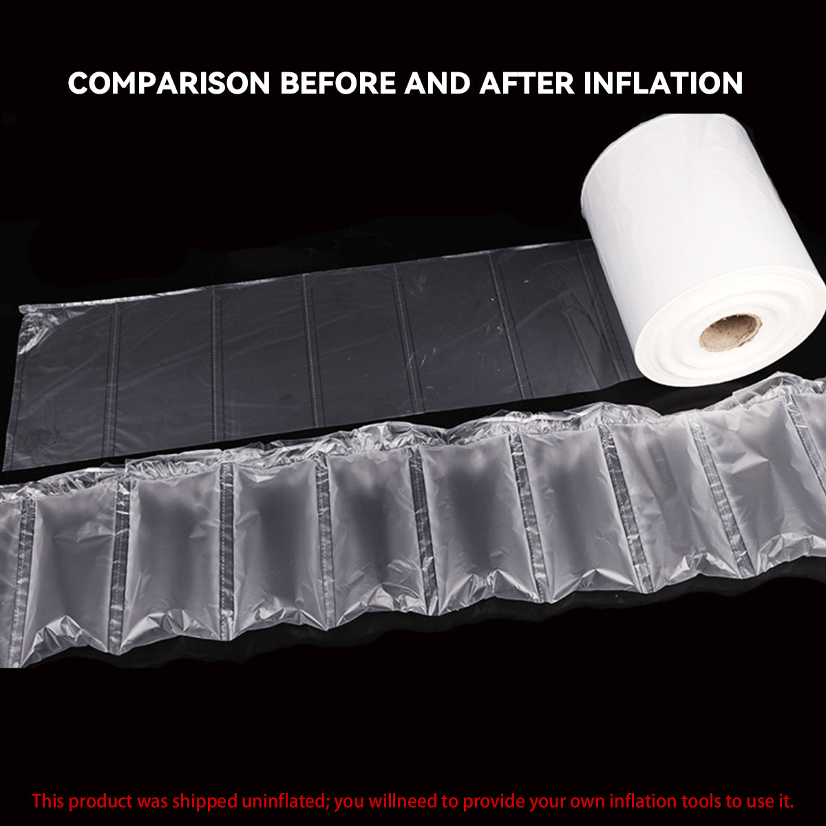 Inflatable Air Column Packing Bag Roll 300m