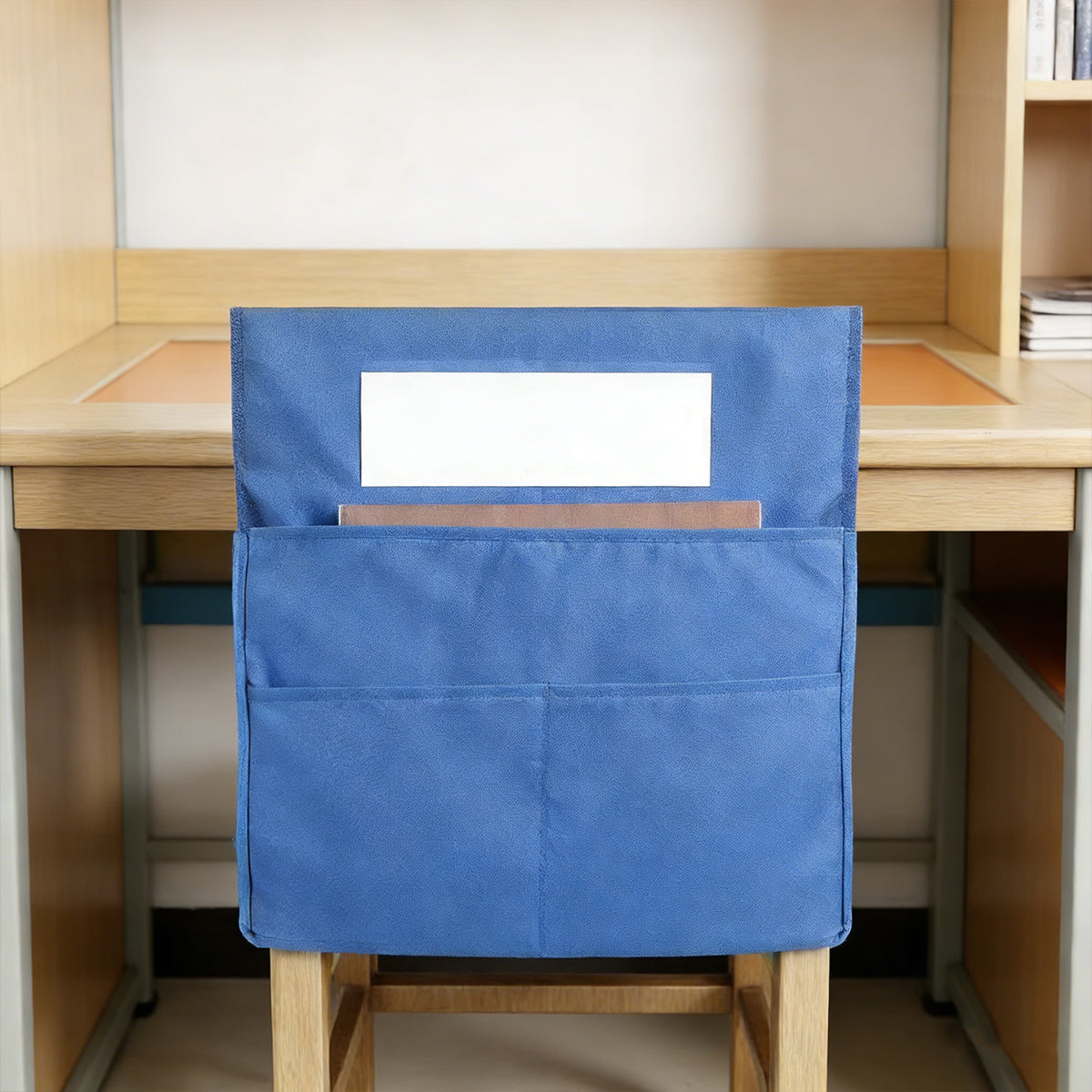 6 Pcs Oxford Cloth Chair Storage Bag Name Tag Slot