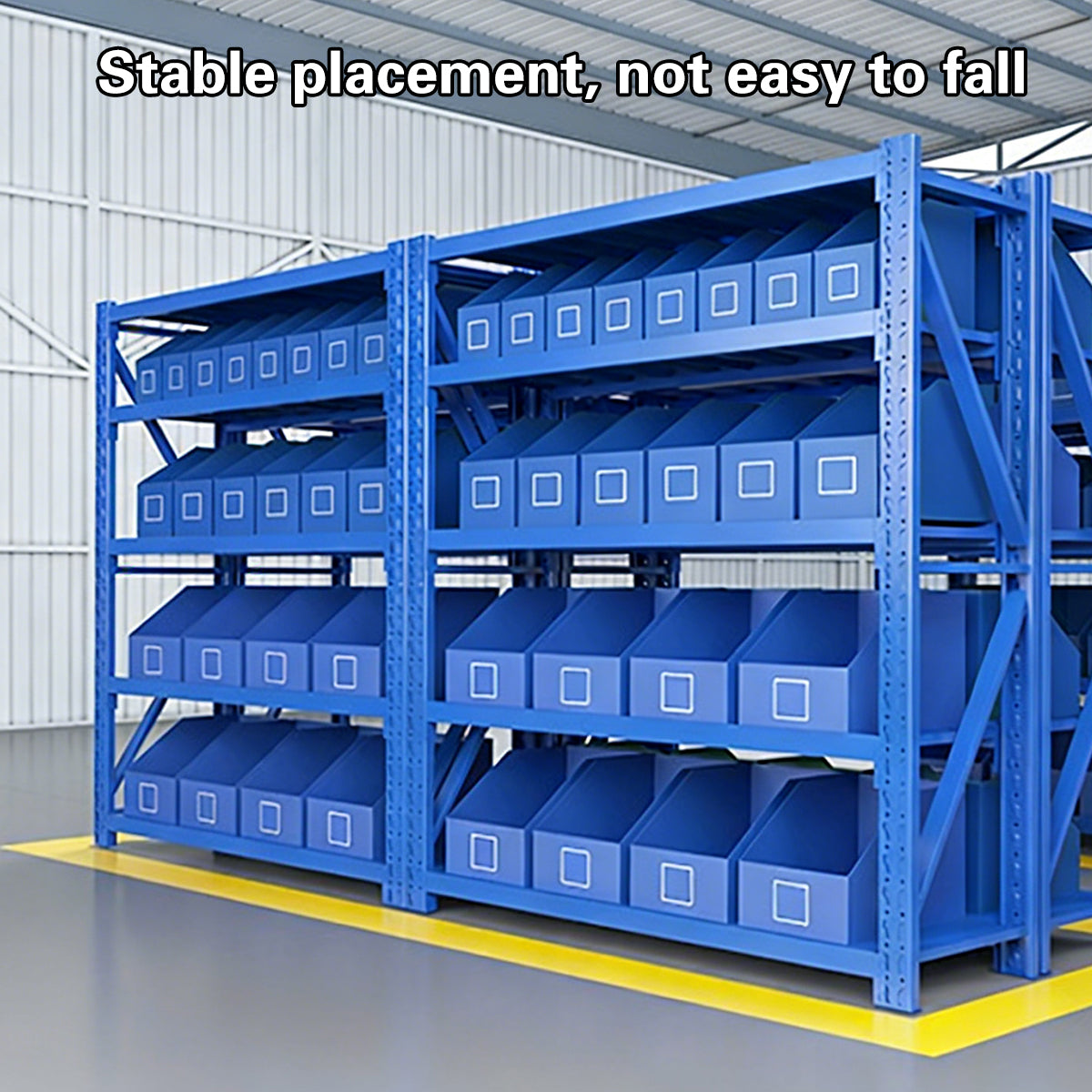 5pcs Stackable Shelf Storage Boxes with Label