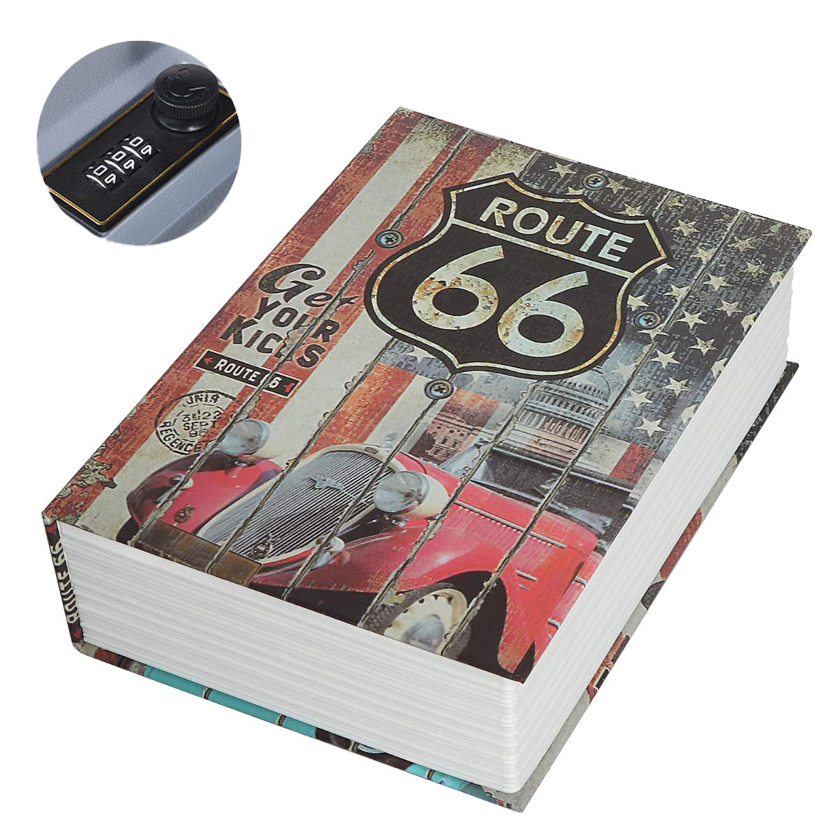 Hidden Book Safe Anti-theft Lock Box for Home