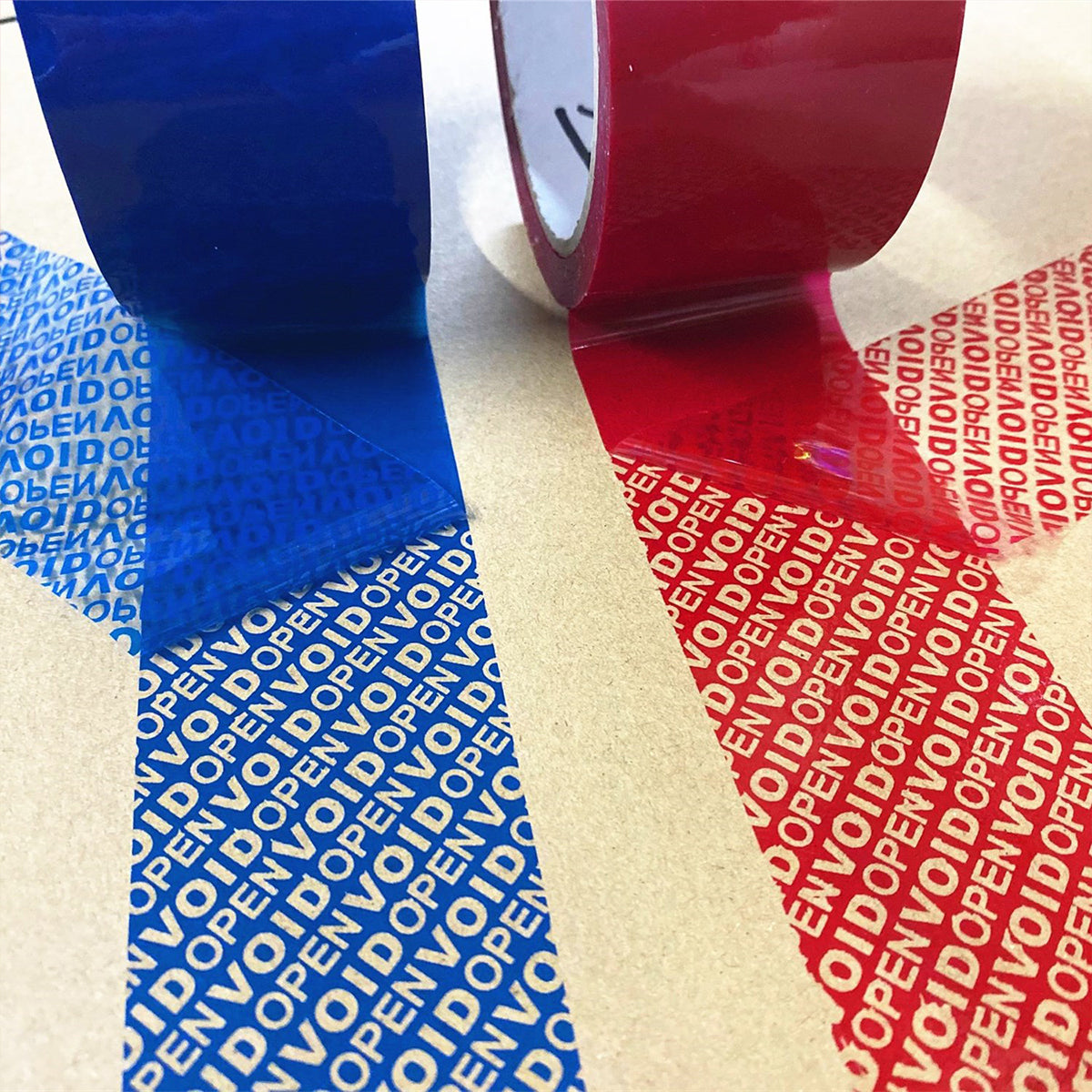 Anti-Counterfeiting VOID Tape for Box Sealing