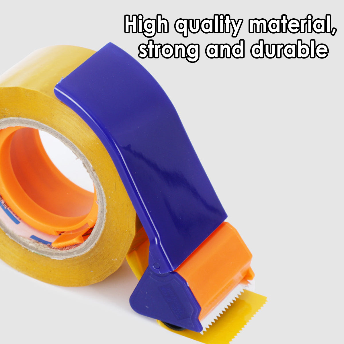 10 Pcs 5cm Tape Cutter Handheld Dispenser with Metal Blade