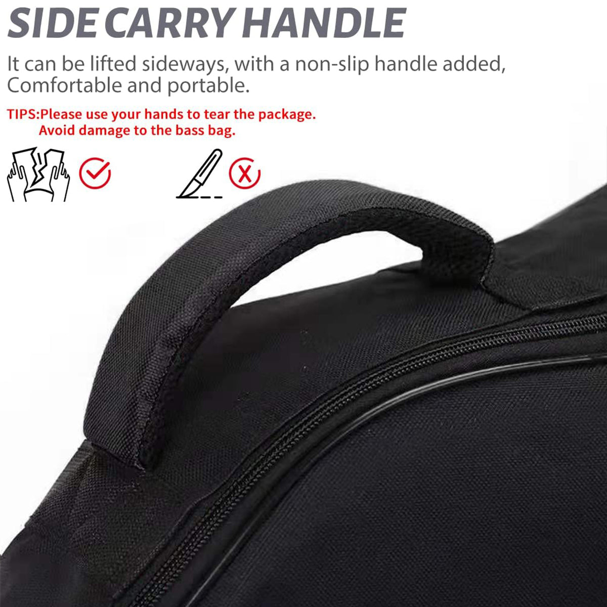 Padded Electric Bass Guitar Gig Bag