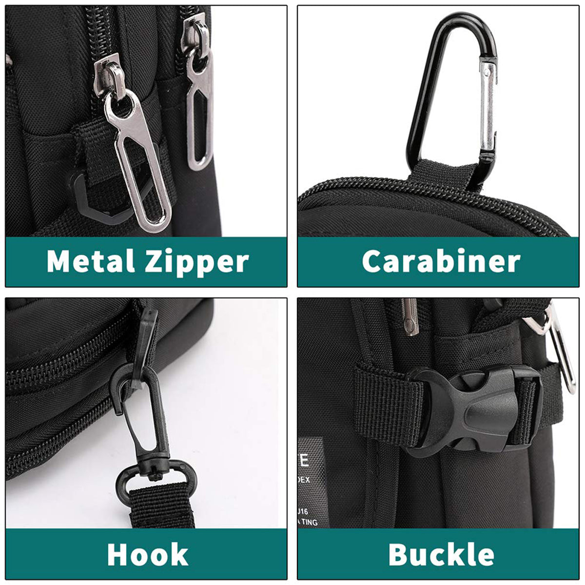 Water-Resistant Crossbody Bag with Multiple Styles