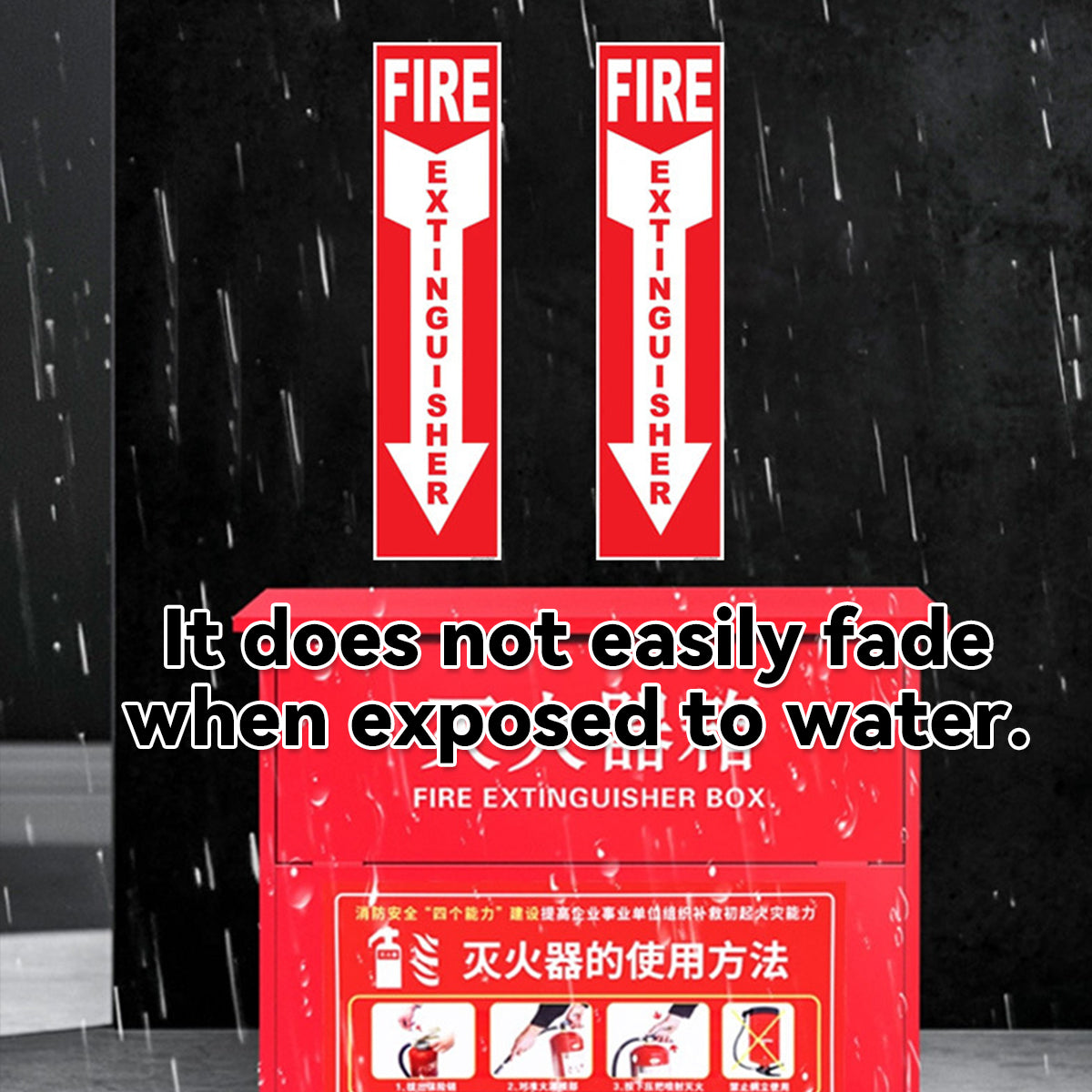 30 Pcs Fire Extinguisher Indicator Stickers