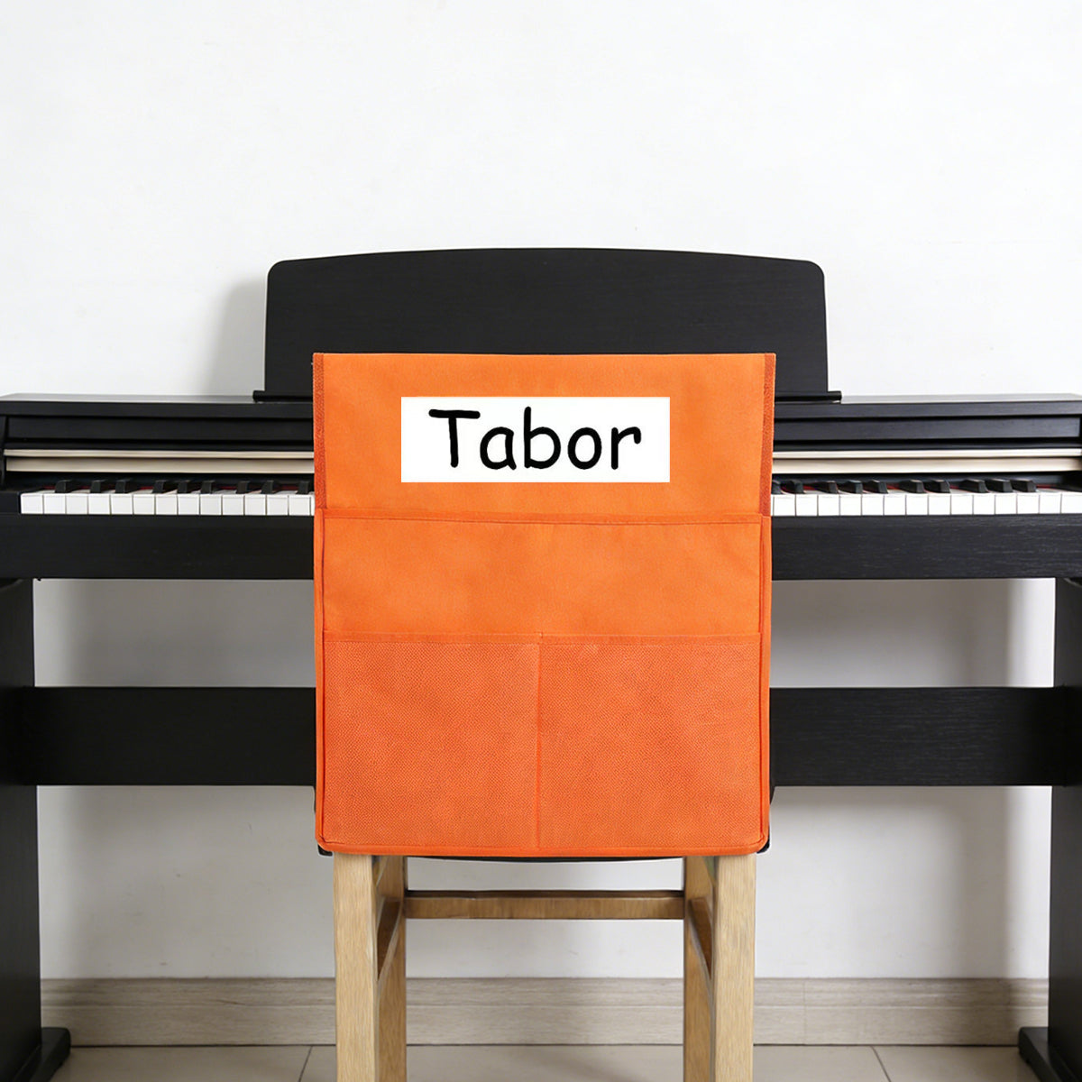 6 Pcs Oxford Cloth Chair Storage Bag Name Tag Slot