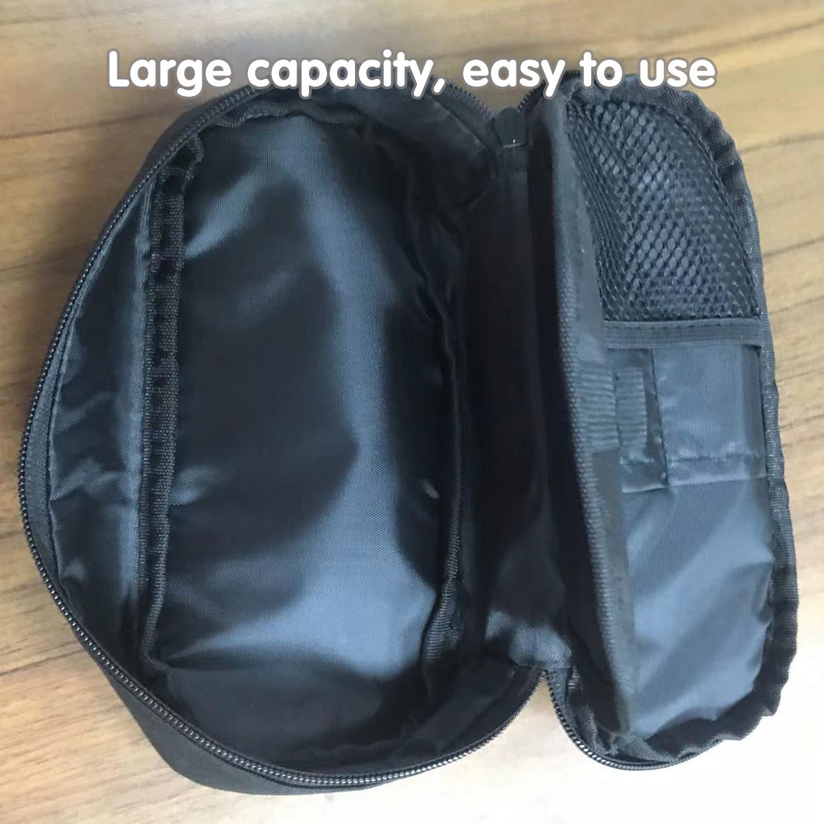 Pencil Case with Football Pattern Oxford Fabric Large Capacity