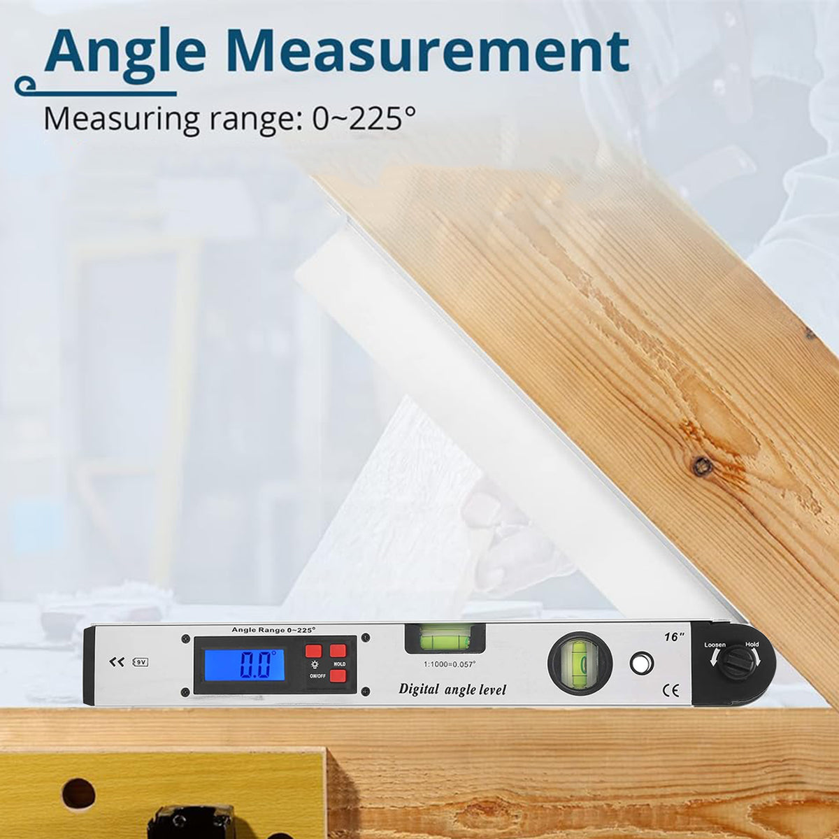 Aluminum Alloy Digital Angle Ruler Level Precision Tool