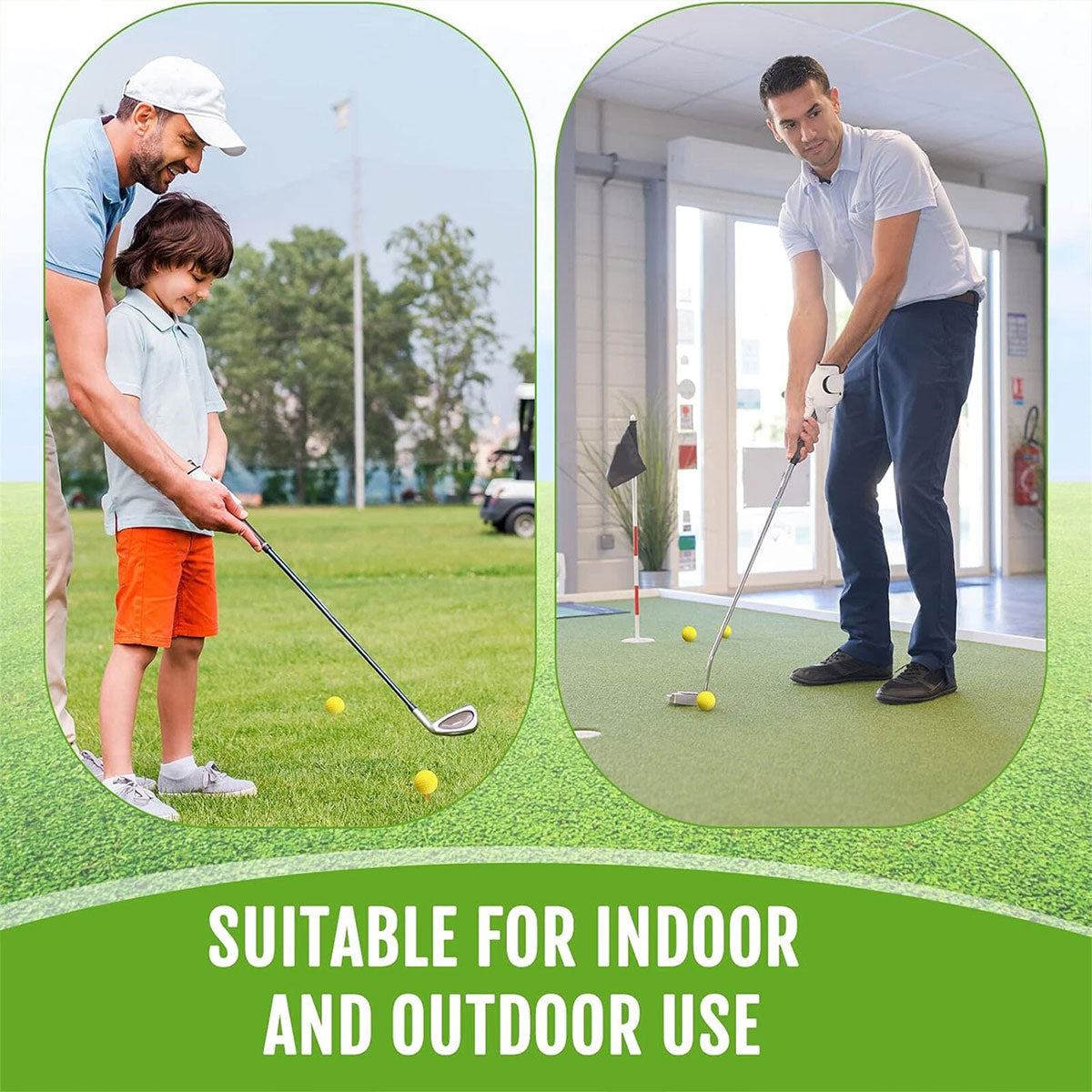 Golf Practice Foam Balls PU Sponge Indoor Outdoor