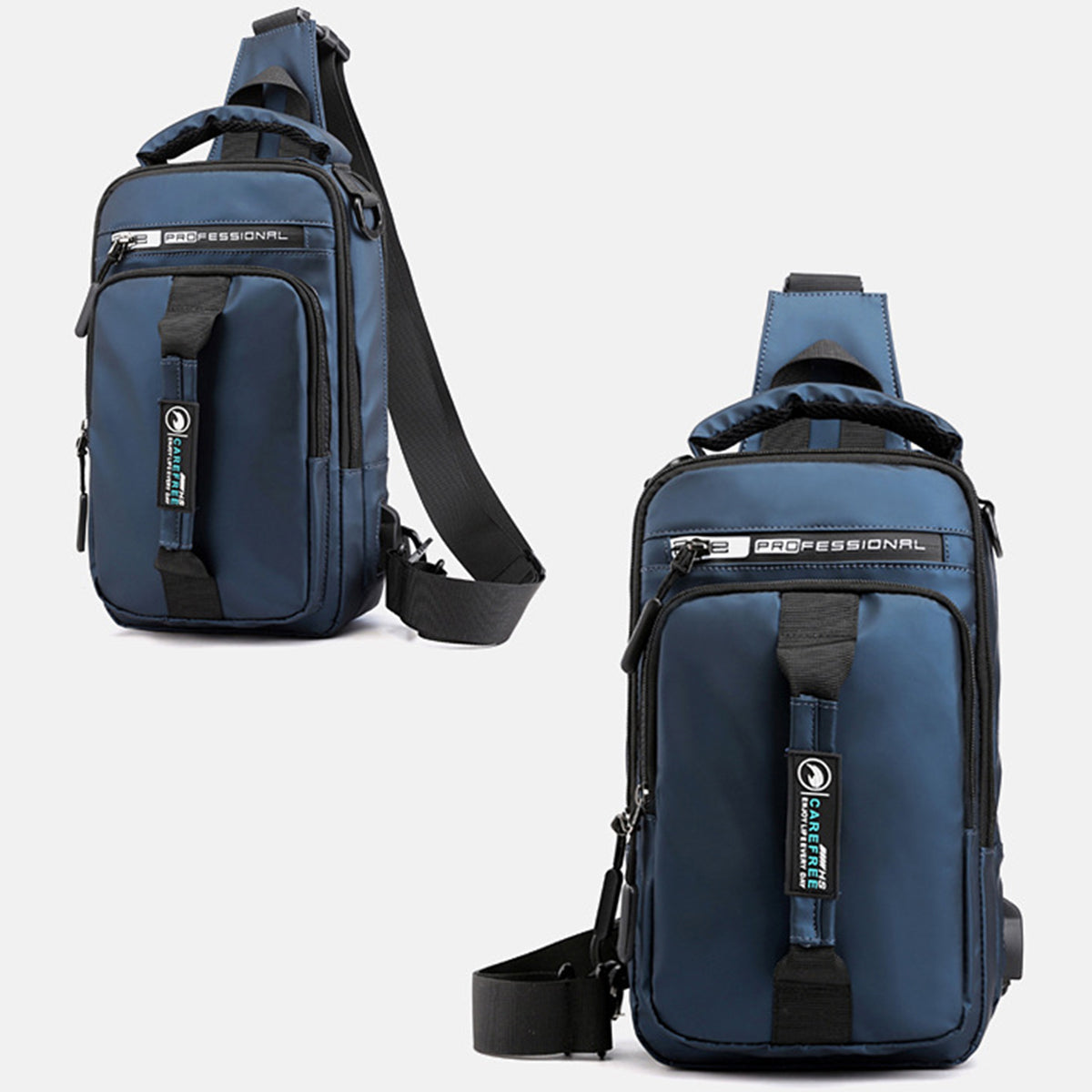 Multi-Function Shoulder Bag with USB Charging Port