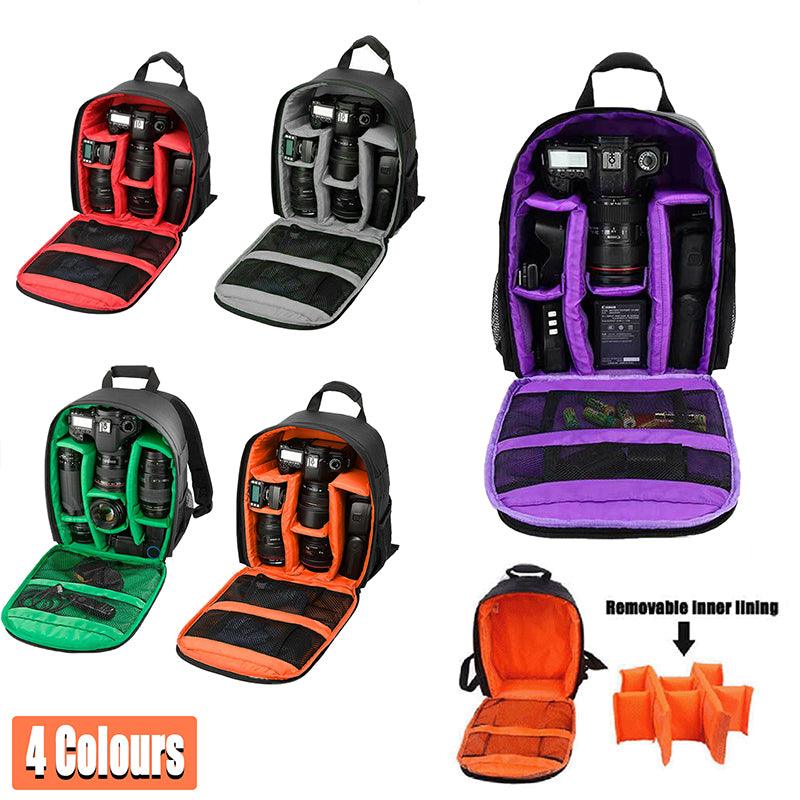 Waterproof DSLR Camera Backpack with Dividers