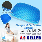 Gel Honeycomb Seat Cushion with Anti-Slip Cover