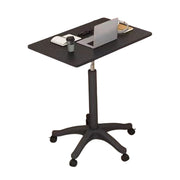 Mobile Height Adjustable Table with Wheels for Home Office Work