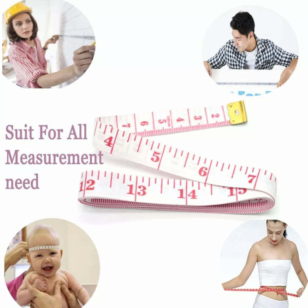 Soft Tailor Tape Measure for Body Measuring Sewing