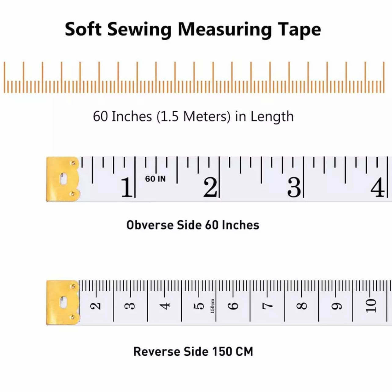 Soft Tailor Tape Measure for Body Measuring Sewing