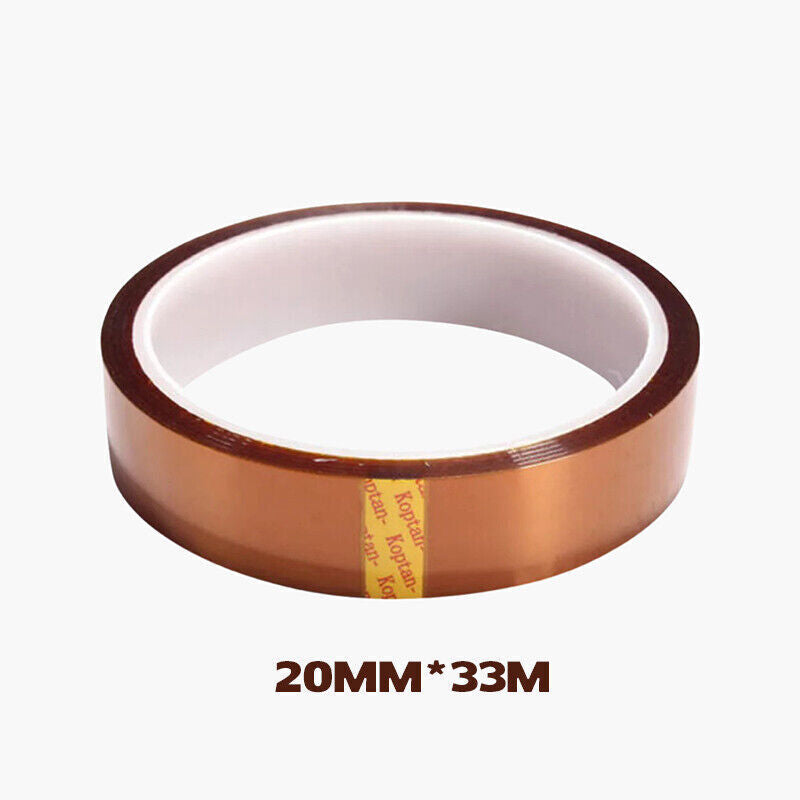 33M Kapton Tape Polyimide Heat Resistant High Temperature 5–25mm