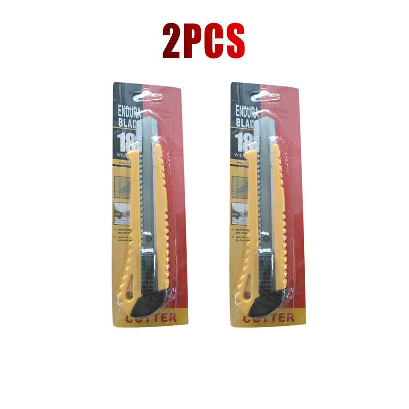 1/2/5PCS Heavy Duty Box Cutter with Retractable Snap Blade