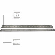 10cm 15cm 20cm Double Sided Stainless Steel Metal Ruler Rule Precision