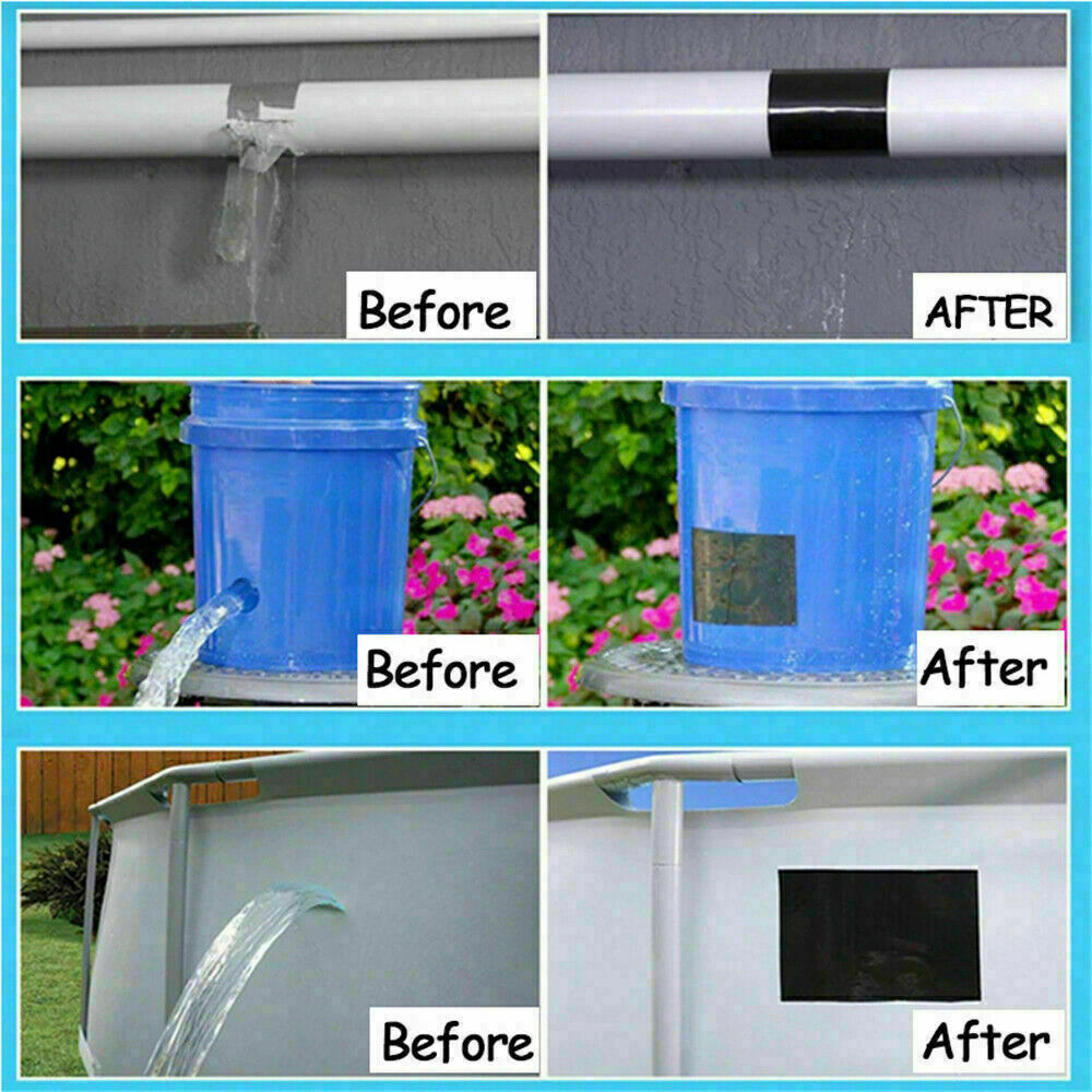 Waterproof PVC Tape 10×150cm Super Strong Leak Repair Seal
