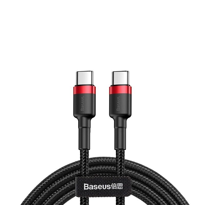Baseus 60W USB C to Type C Cable PD Fast Charge Braided Lead