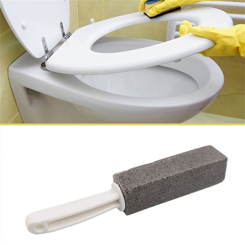 2 Pcs Pumice Stone Toilet Bowl Cleaner with Handle