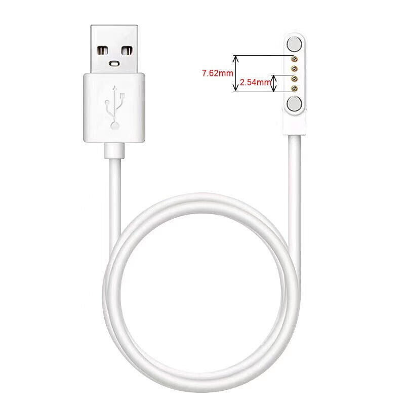 Universal Smart Watch Magnetic Charging Cable 4-Pin