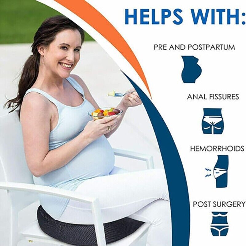 Donut Seat Cushion Memory Foam for Pain Relief
