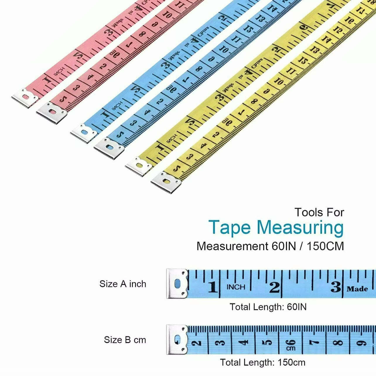 Soft Tailor Tape Measure for Body Measuring Sewing