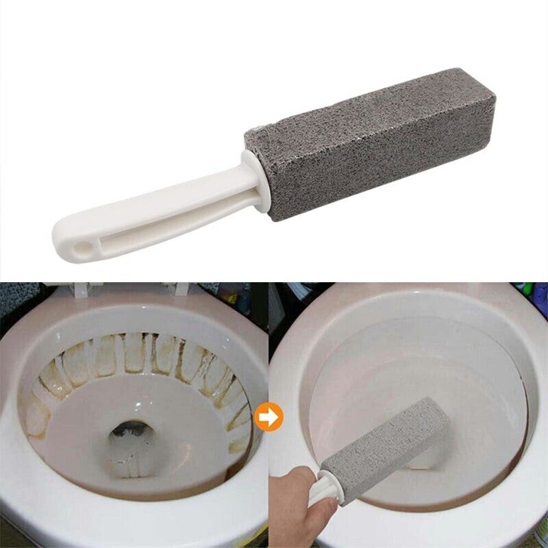 2 Pcs Pumice Stone Toilet Bowl Cleaner with Handle