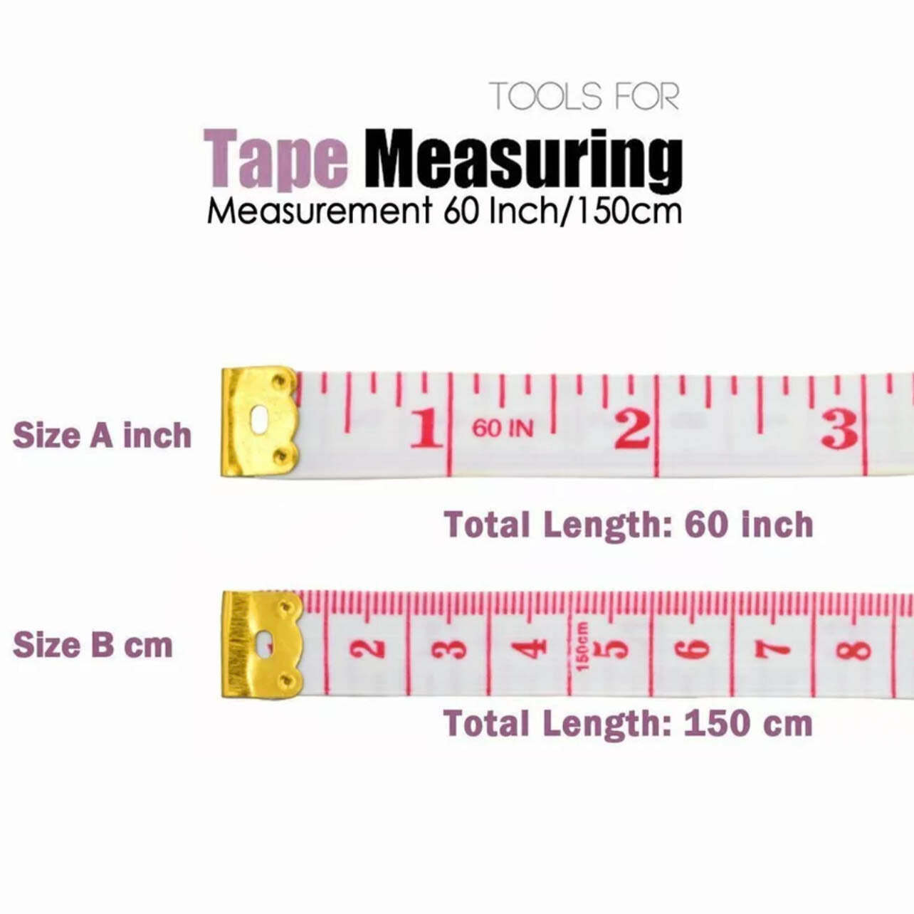 Soft Tailor Tape Measure for Body Measuring Sewing