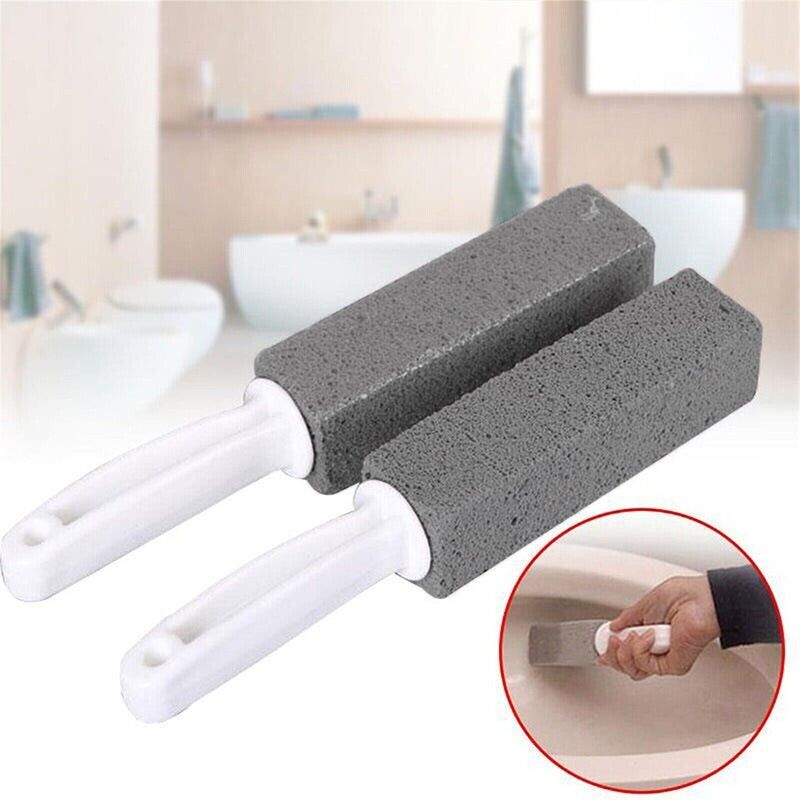 2 Pcs Pumice Stone Toilet Bowl Cleaner with Handle