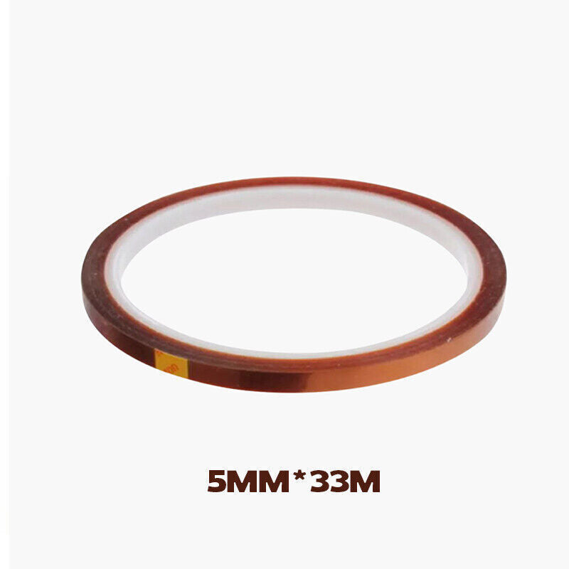33M Kapton Tape Polyimide Heat Resistant High Temperature 5–25mm