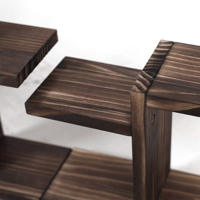 Solid Wood Desktop Storage Rack Multi-Layer Minimalist Stand