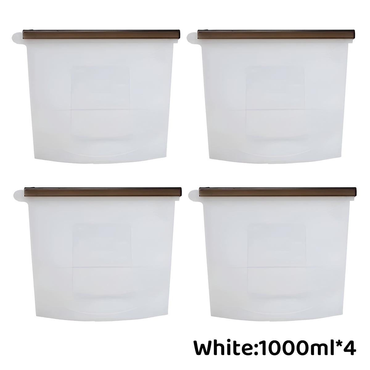 Reusable Silicone Food Storage Bags Vacuum Seal