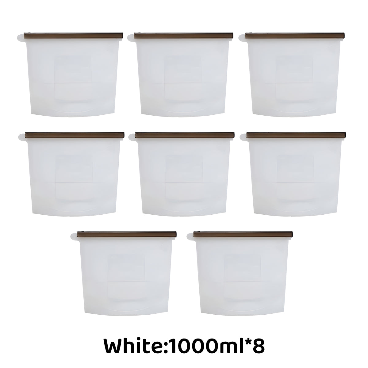 Reusable Silicone Food Storage Bags Vacuum Seal