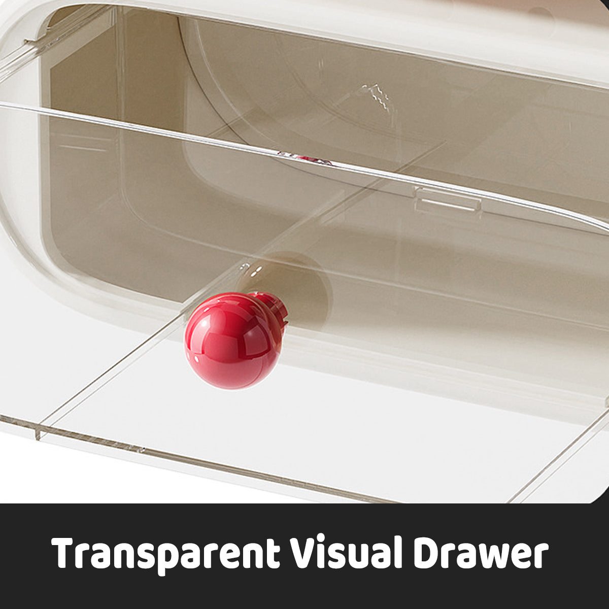 Drawer Pegboard Desktop Storage Box Space Saving Organizer