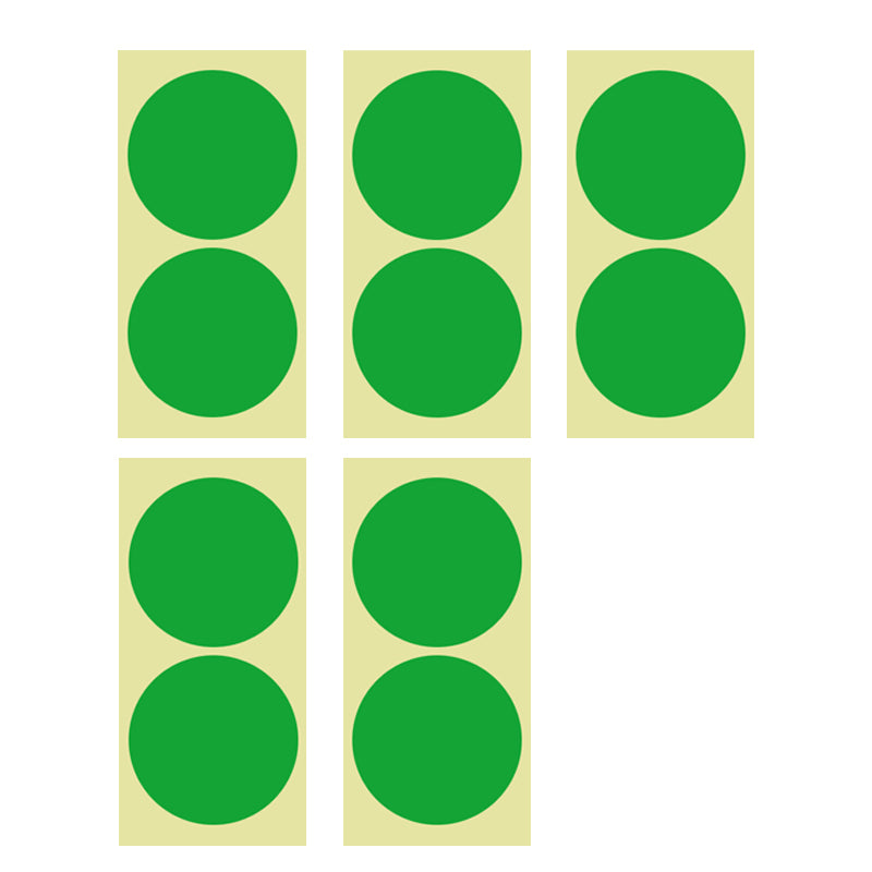 100mm Round Label Stickers Self Adhesive in 13 Colours