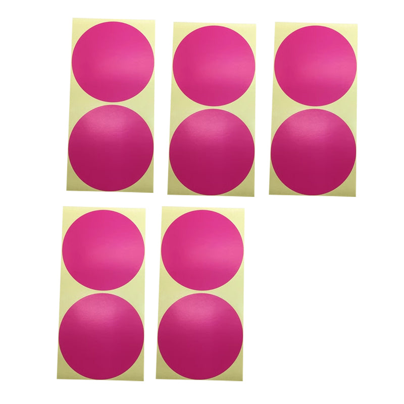 100mm Round Label Stickers Self Adhesive in 13 Colours