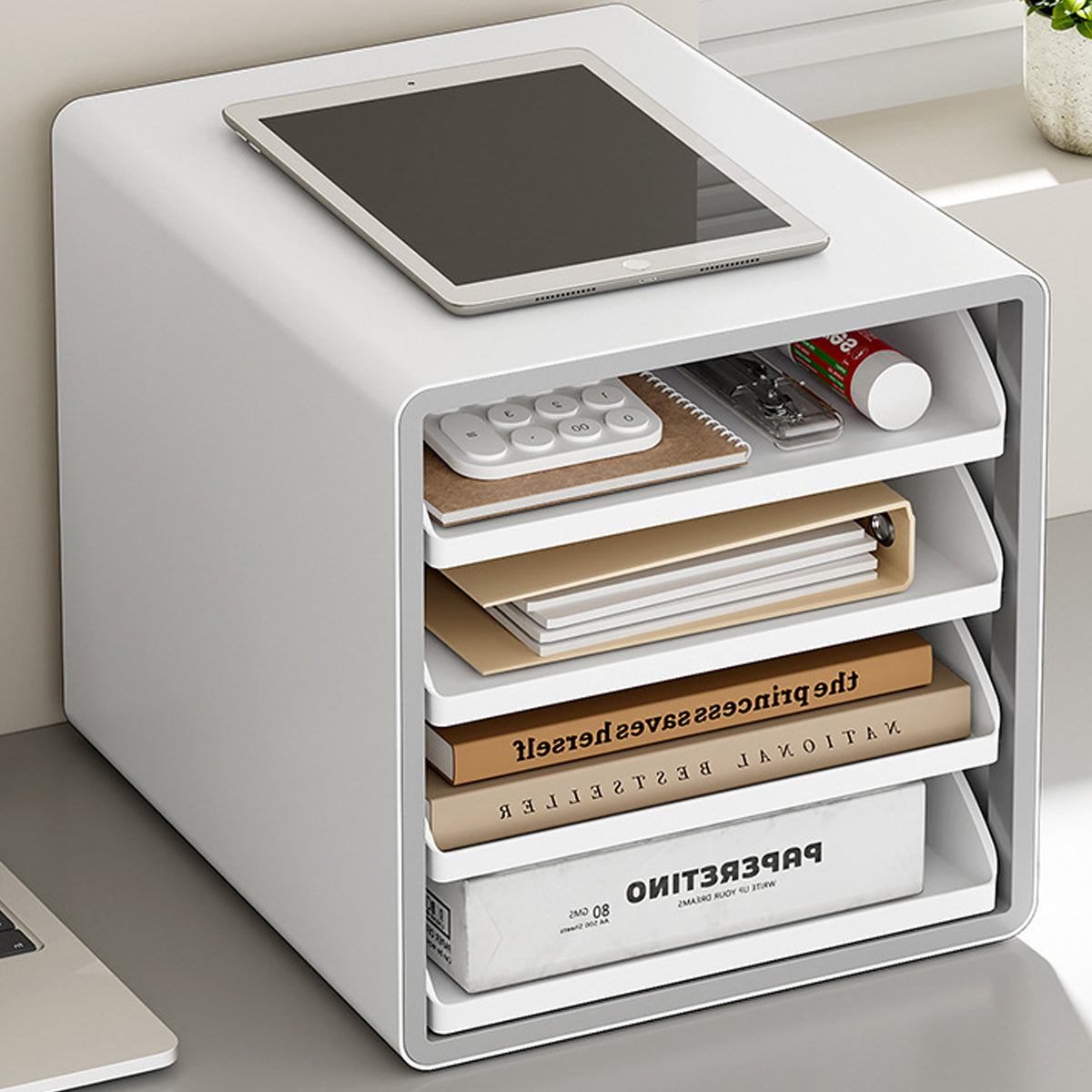 4-Tier A4 Drawer File Cabinet for Office Documents